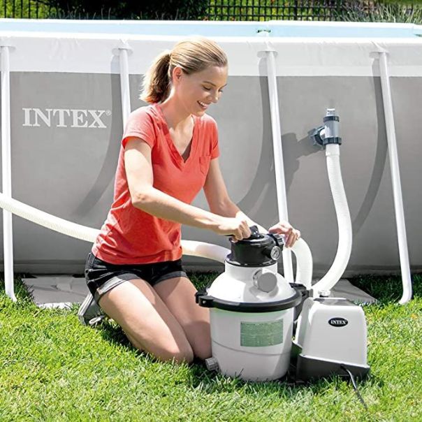 INTEX Pumpa za bazen qx2100 sand filter pump & saltwater system (220v) - 26676