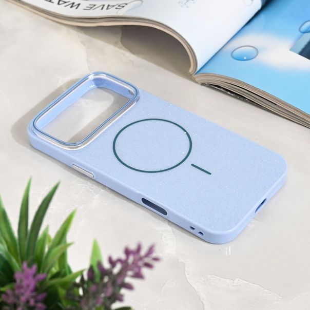 Maska za iPhone 17 Pro Max 6.9 Magsafe Sparkle Dust plava - 222939