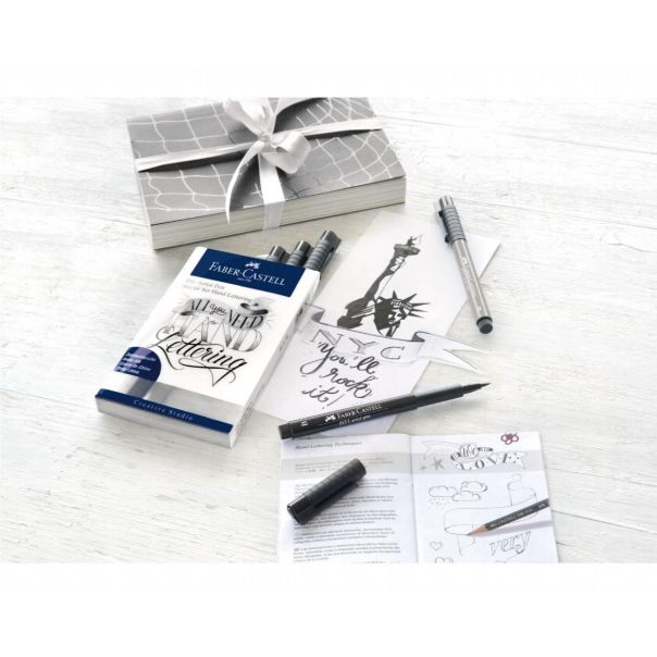 FABER CASTELL Umetničko mastilo Pitt Art pen, set 1/7 - 267118