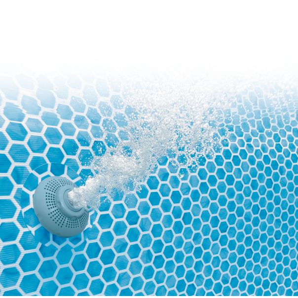 INTEX Bazen pvc 4m x 2m x 1m prism frame rectangular pool set - 26788NP