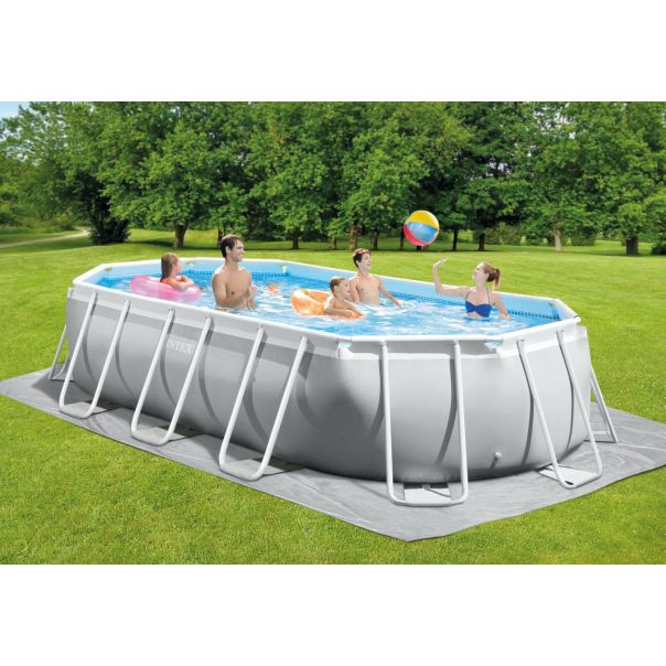 INTEX Bazen sa čeličnom konstrukcijom 5.03x2.74x1.22m Prism Frame Oval Premium - 26796NP