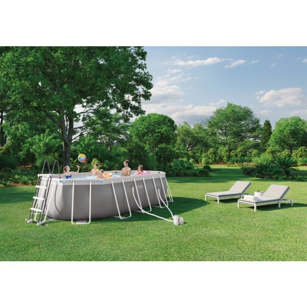 INTEX Veliki porodični bazen sa pumpom, merdevina, pvc 6.1m x 3.05m x 1.22m - 26798NP