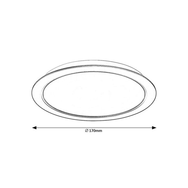 RABALUX Ugradna rasveta Shaun LED 17W - 2680