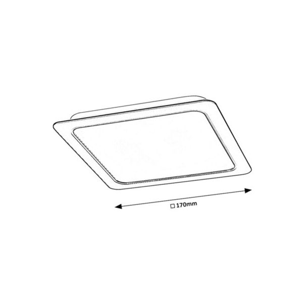 RABALUX Ugradna rasveta Shaun LED 17W - 2684