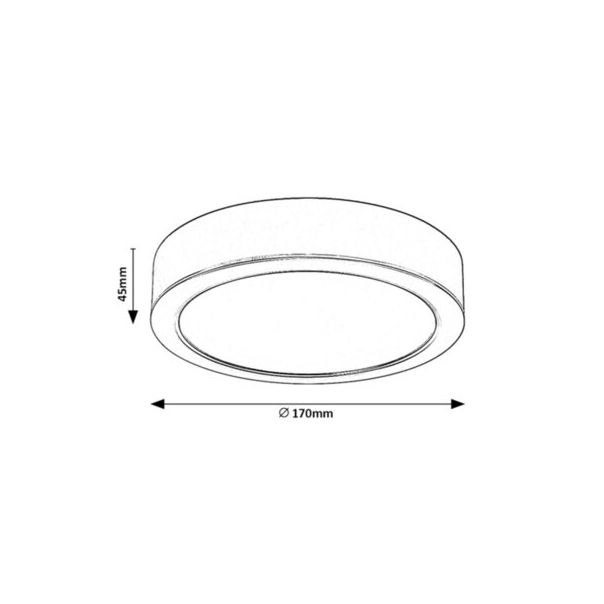 RABALUX Ugradna rasveta Shaun LED 17W - 2687