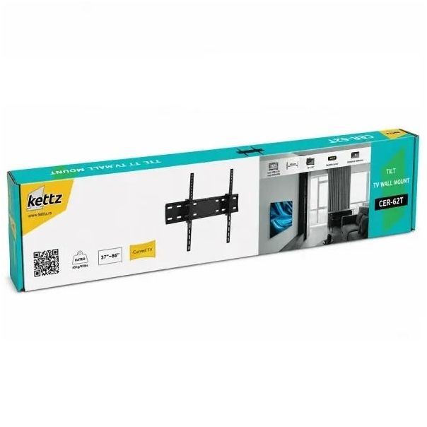 Nosač za TV Kettz CER-62T 37-86/vesa max 600x400/45kg/podesivi - EP3324282