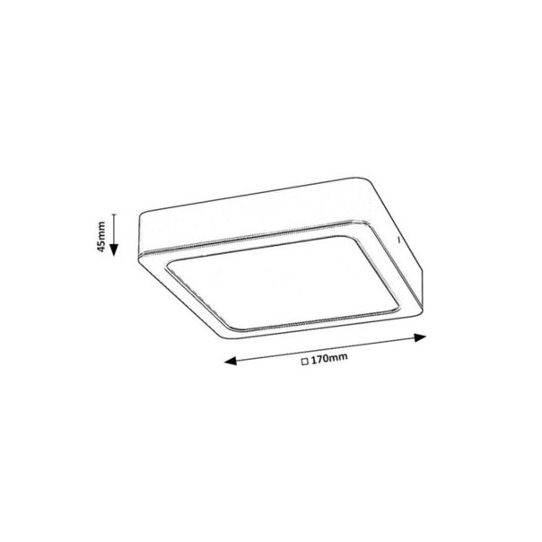 RABALUX Ugradna rasveta Shaun LED 17W - 2690