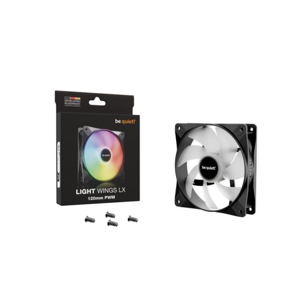 BE QUIET! Ventilator Light Wings LX 120mm PWM BL120 - 080609