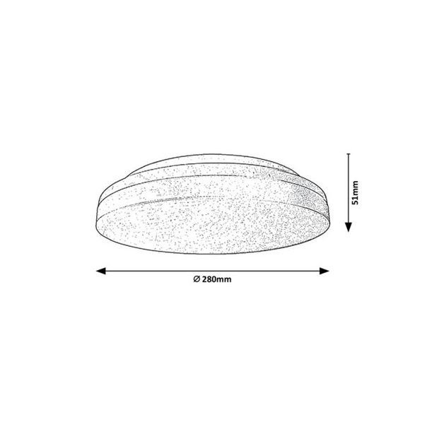 Rabalux Spoljna plafonska rasveta Zenon LED 24W bela (2700) - 2700-1