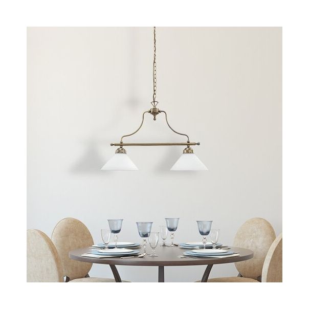 Rabalux Luster Marian E27 2x MAX 60W bronzana (2707) - 2707