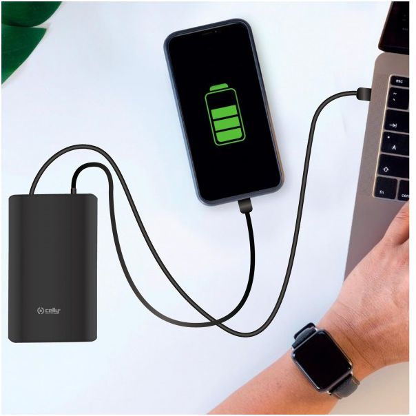 CELLY Power bank 45W, crna - PBPD45W15000BK