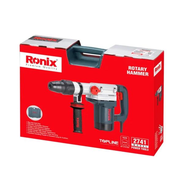 RONIX Čekić bušilica 2-F 40mm SDS-MAX SET 2741 BMC 1250W/10J - 2741RX