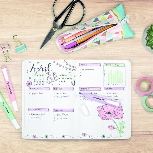 STABILO Tekst markeri Swing Cool Pastel, set 1/6 - MC275-6-08