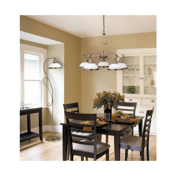 Rabalux Luster Elisett E27 5x MAX 60W bronzana (2755) - 2755