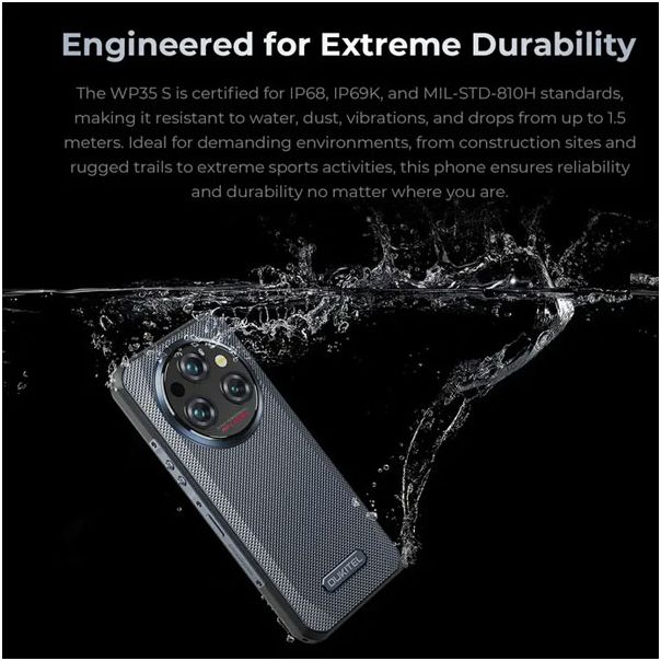 OUKITEL WP35S 5G 6/256 GB, siva - 031956