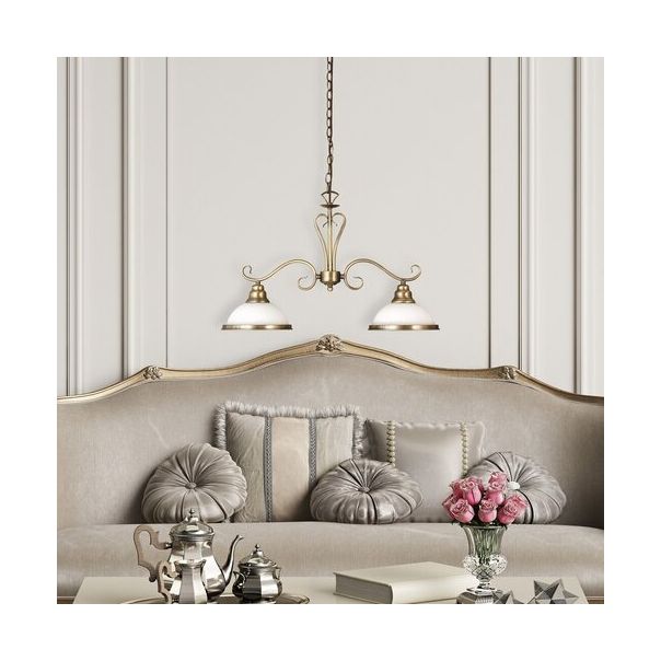 Rabalux Luster Elisett E27 2x MAX 60W bronzana (2757) - 2757