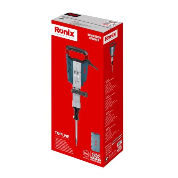 RONIX Čekić za rušenje HEX SET 2802 BMC 1750W/48J - 2802RX
