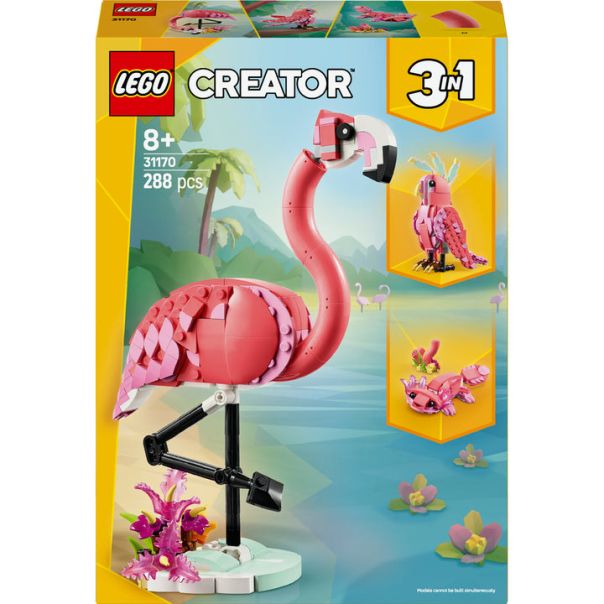 LEGO 31170 Divlje životinje: Ružičasti flamingo - 281900
