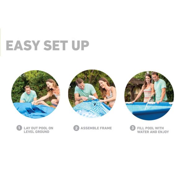 INTEX Bazen pvc 3.66m x 76cm metal frame pool set - 28212NP