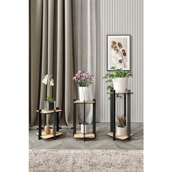 HANAH HOME Stalak za cveće Flower Desk Square, braon - EP3132556