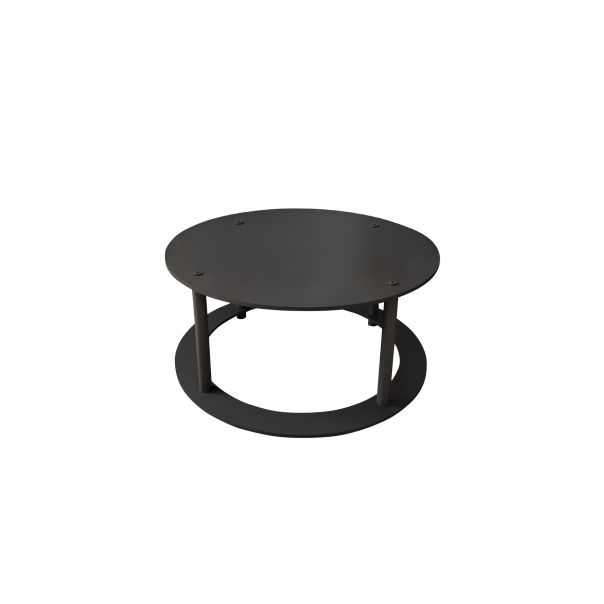 HANAH HOME Klub sto Hole Round, crna - EP3056846