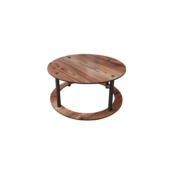 HANAH HOME Klub sto Hole Round, braon - EP3056852