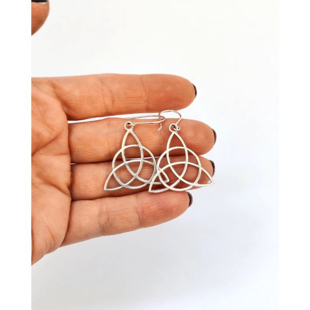 ROD - Minđuše od sterling srebra TRIKETRA - ROD000052