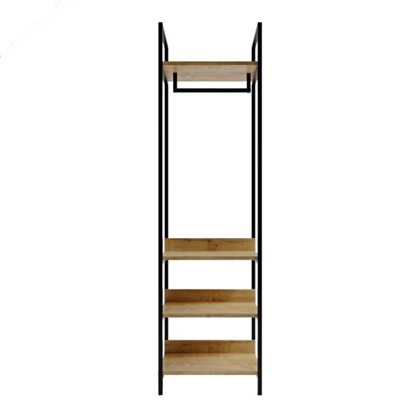 HANAH HOME Ormar-polica za predsoblje Trend, braon/crna - 285LCV1160