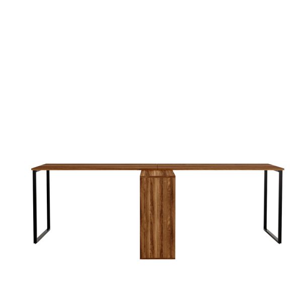 HANAH HOME Radni sto London L208, braon/crna - EP2800866