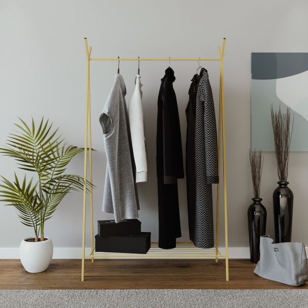 HANAH HOME Čiviluk Münster, zlatna - 285LCV1291