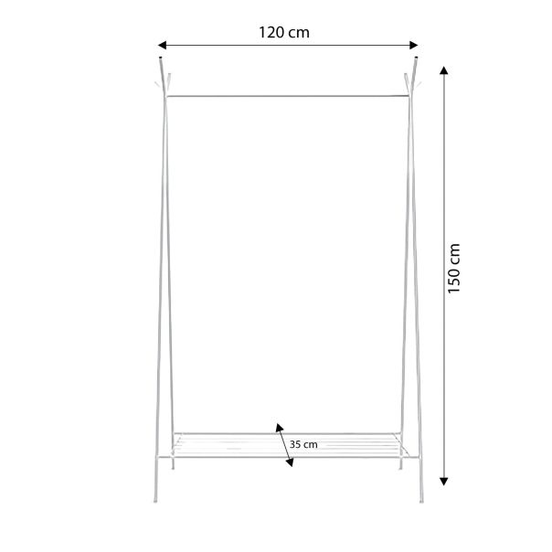 HANAH HOME Čiviluk Münster, zlatna - 285LCV1291