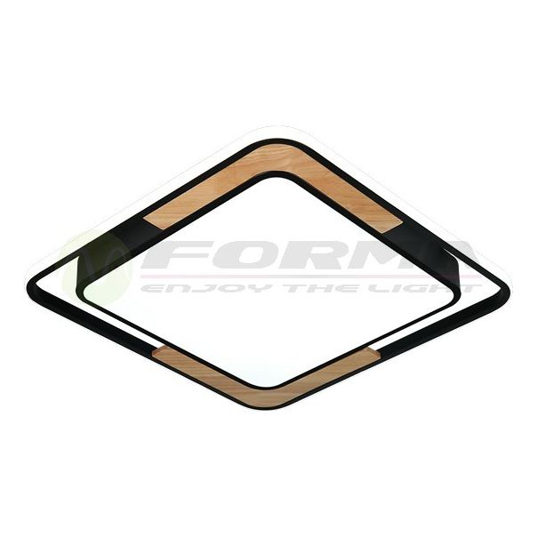 FORMA LED plafonska lampa 55W 3000K-6400K F2820-55C BK - 003348-1
