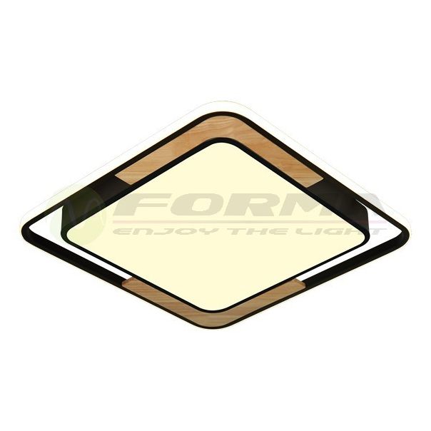 FORMA LED plafonska lampa 55W 3000K-6400K F2820-55C BK - 003348-1