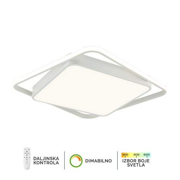 FORMA LED plafonska lampa 50W 3000K-6400K F2822-50C WH - EP2683774