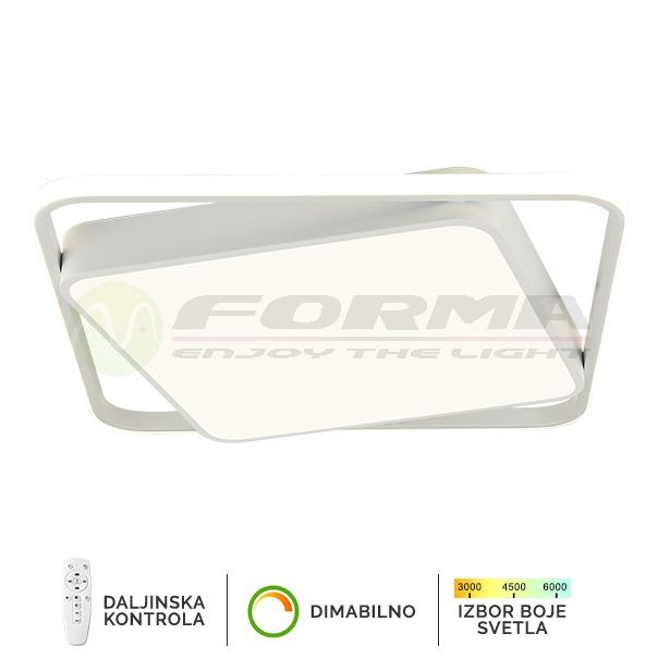 FORMA LED plafonska lampa 50W 3000K-6400K F2822-50C WH - EP2683774