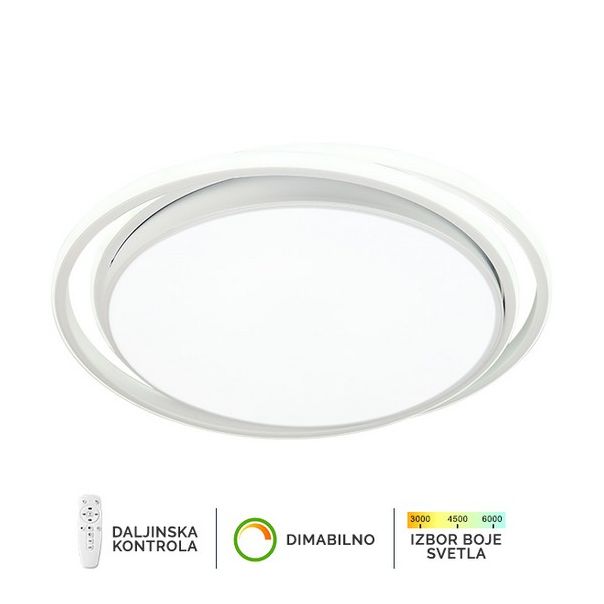 FORMA LED plafonska lampa 55W 3000K-6400K F2821-55C WH - EP2683777