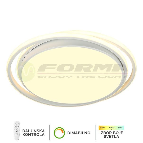 FORMA LED plafonska lampa 55W 3000K-6400K F2821-55C WH - EP2683777