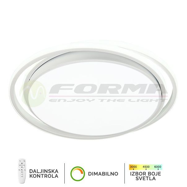 FORMA LED plafonska lampa 55W 3000K-6400K F2821-55C WH - EP2683777