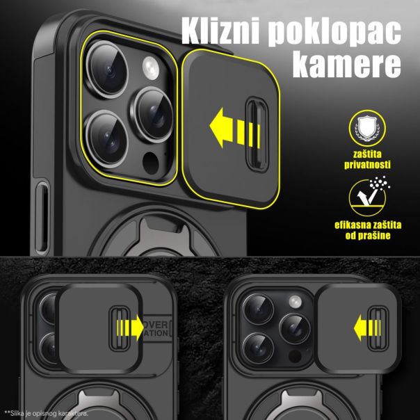 Maska za Samsung S948B Galaxy S26 Ultra ljubicasta CamShield Ring stand - EP2854825