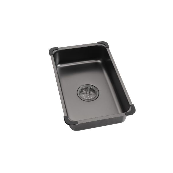 SANDONNA Dupla inox sudopera sa dozerom i oceđivačem 78x50cm HD7850DR, crna - 2894