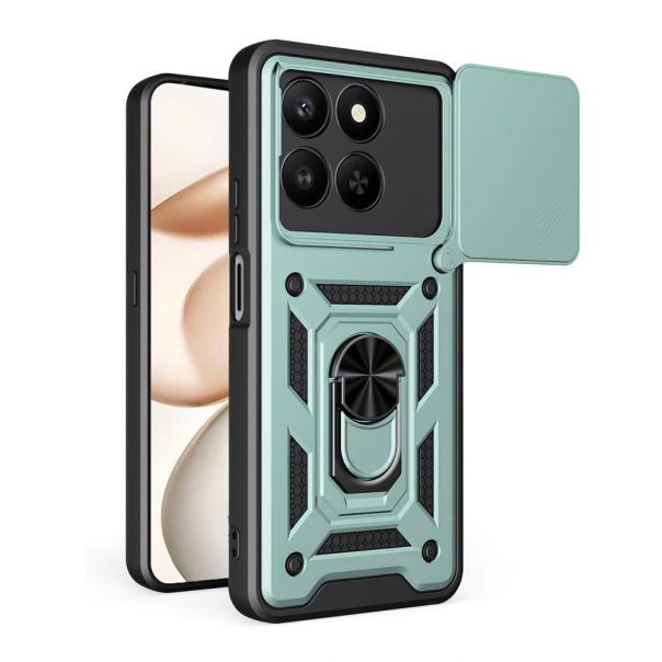 Maska za Honor X7d 4G/400 Smart 5G tamno zelena Hard Shield - 224609