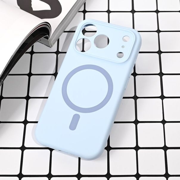 Maska za iPhone 17 Pro 6.3 svetlo plava Magsafe Pure color - 223373