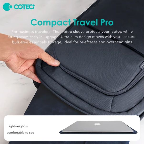 Torba za laptop Coteci 14023 14-16 inch crna - 222791