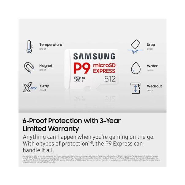 SAMSUNG Memorijska kartica P9 Express MicroSDXC Card 256GB MB-MK256T - EP3302175