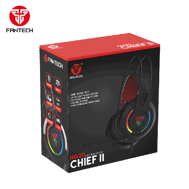 FANTECH Gejmerske slušalice HG20 CHIEF II CRNE - FT74292