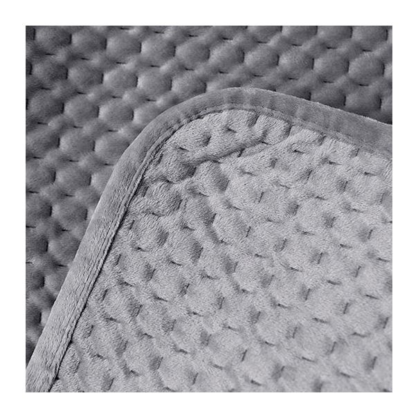 DEKOR DOM Prekrivač Velluto 200x220cm, anthracite - 023911