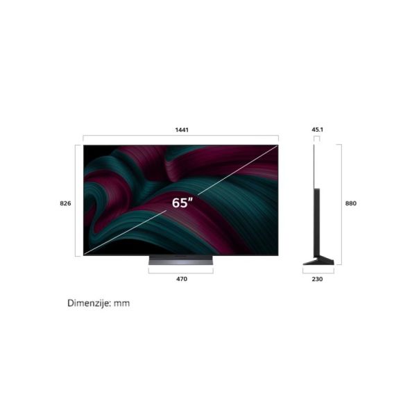 LG Televizor OLED65C51LA, Ultra HD, Smart - OLED65C51LA