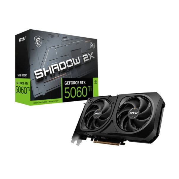 MSI Grafička karta RTX 5060 Ti SHADOW 16GB 128bit 2X OC PLUS - VGA03042