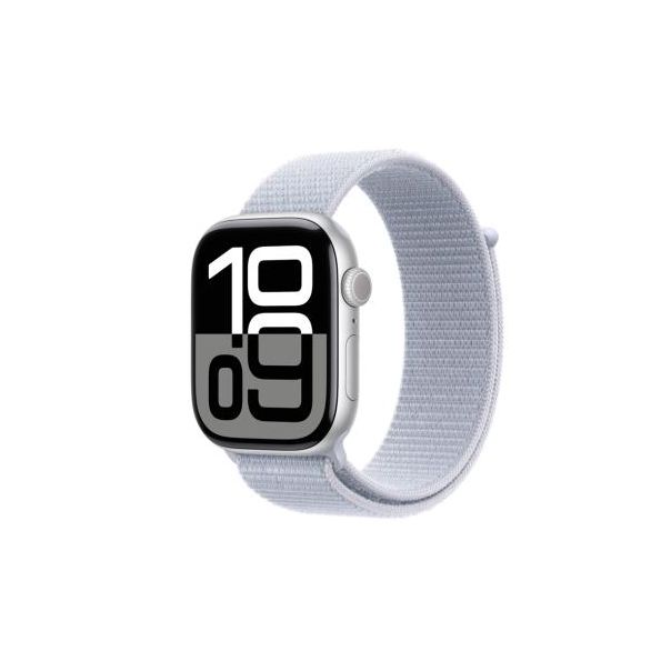APPLE Pametni sat S10 GPS 46mm, Silver Alu Case sa Blue Cloud Sport Loop - 295309