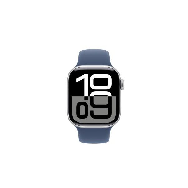APPLE Pametni sat S10 GPS 42mm, Silver Alu Case sa Denim Sport Band - S/M - 295314